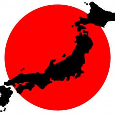 Japan-map-and-flag